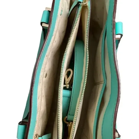 Kate Spade Aqua Blue Tote Bag - Picture 9 of 16